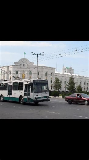 троллейбус транспорт Ашхабад #Türkmenistan #ашхабад #туркменистан #ashgabat