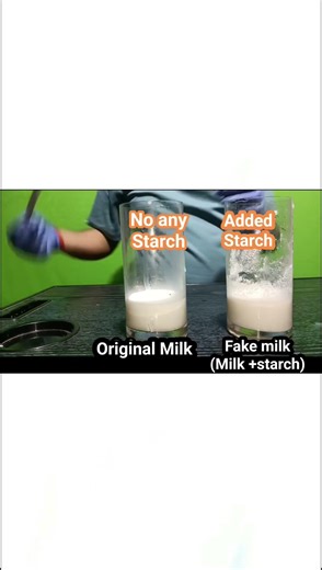 Fake milk Experiment | Detection of Fake and Original milk | Fake Milk v/s original Milk | Fake Milk