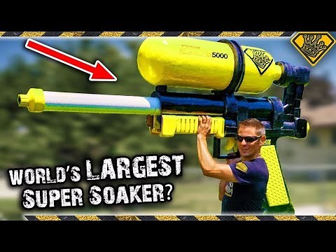 The World's SECOND Largest Super Soaker! 😂 TKOR Experiments Making The Largest Water Gun Ever