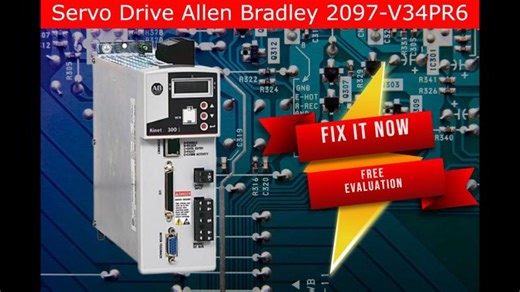 Allen-Bradley 2097-V34PR6 Repair | Kinetix 300 Servo Drive Diagnostic & Testing