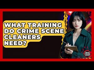 What Training Do Crime Scene Cleaners Need? - True Crime Lovers