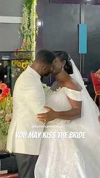 You may kiss the bride. Frank and