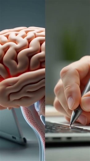 “Your Brain Controls Your Hand 🧠✋”#handwriting #brainscience