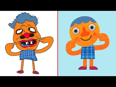 If You're Happy and You Know it Clap Your Hands Drawing Meme | Funny Super Simple Song