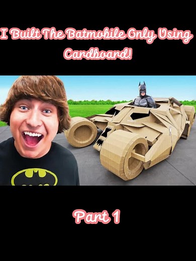 Building a Cardboard Batmobile for Batman Premiere