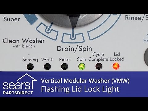 Flashing Lid Lock Light: How to Troubleshoot Errors on Your Vertical Modular Washer