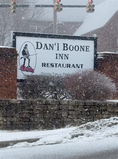 We will be closed tonight ( Monday, February 23rd) due to the weather conditions. Stay safe and warm and we hope to see you soon🩵❄️🩵 | Dan'l Boone Inn Restaurant