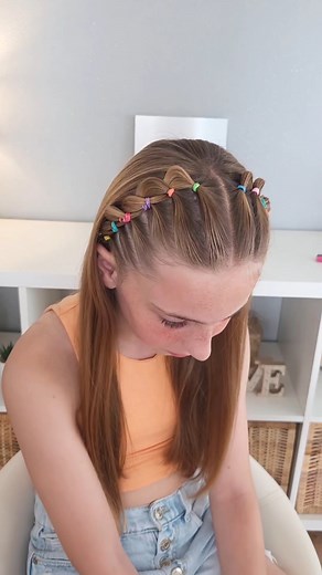 748K views · 2.2K reactions | Easy Single Pull-Through Elastic Headband Style Tutorial | Noemi Espinosa | Facebook