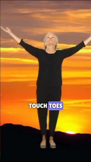 Morning stretching routine with deep breathing and positive affirmations