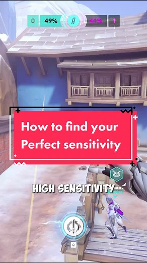 How to find your perfect sensitivity. High sensitivity is killing your aim!!! #overwatch #overwatch2 #overwatchtips #howtogetbetteraim