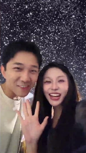 爱的小瞬间：空中一吻