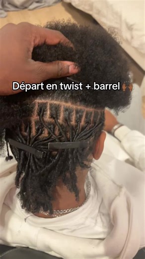 Départ en Twist Barrel Hair Tutorial