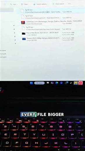 this helps you to check up large files that eating up your space