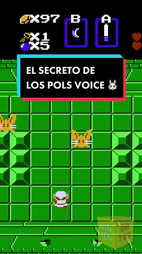 🐰 Existe un método especial para derrotar a los Pols Voice en The Legend of Zelda para NES… pero sólo en la versión japonesa. Te explicamos todos los detalles. #zelda #legendofzelda #thelegendofzelda #nintendo #nintendatos #famicom #nes #videojuegos #videojuegosretro #polsvoice