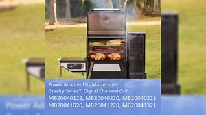 9004190216 - Power Adapter for Masterbuilt Gravity Series 560/800/1050 XL Digital Charcoal Grill and Smoker,Gravity Series Power Supply with 15 ft Long Cord