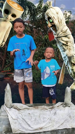 hantu Ballerina Cappuccina & hantu Tung Tung Sahur , dingdong kudatang padamu #tungtungsahur