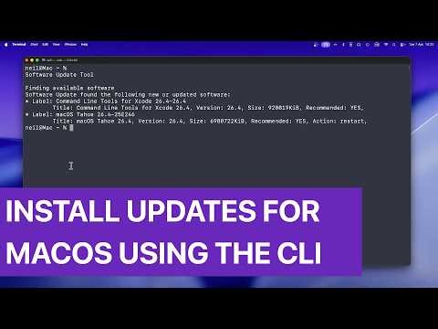 How To Install macOS Updates from the Command Line - macOS Tips