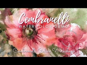 No Preliminary Drawing, No Edition, Full Painting Process, Watercolor Demo