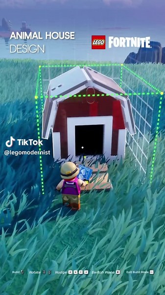 Made a house for my golden sheep in @LEGO Fortnite 🐑👑 #legofortnite #ninjago #fortnite #lego #buildlegofortnite