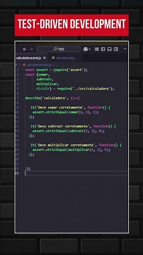 Test-Driven Development na prática com JavaScript