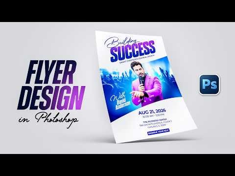 I Designed This Flyer From Scratch in Photoshop