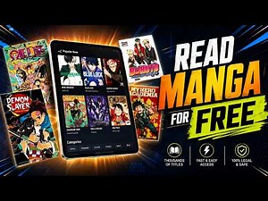 Best MANGA READING app for mobile FREE 🤯