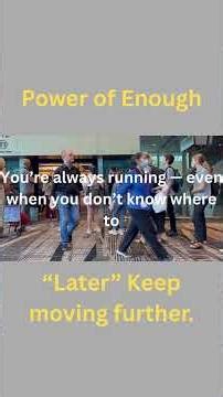The Power of Enough. Why Live a Simple Life?