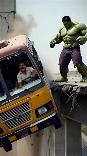 Desi Hulk Saved a Falling Bus… Nobody Expected This 😳