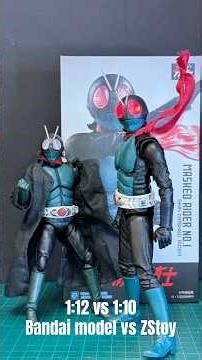 Bandai model comparison with ZDtoy's 1:12 vs 1:10 scale model #ZhongDtoy #ZDToys #KamenRider The ...