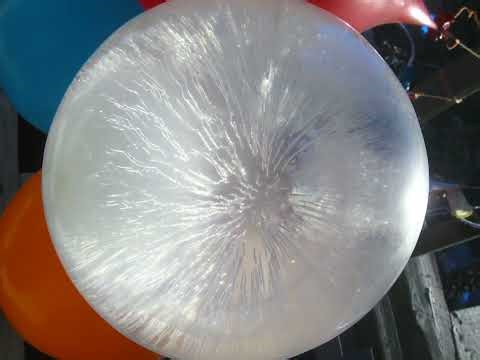 Time Lapse of Water Balloon Freezing