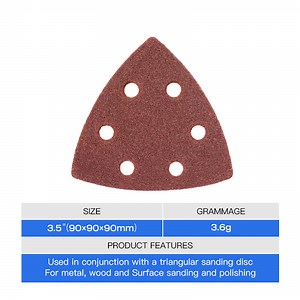 [Hot Item] Premium Triangle Sanding Sheets with Hook and Loop Fastening