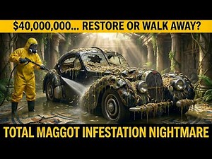 Restoring $40,000,000 1936 Bugatti Type 57SC Atlantic Infested with Maggots & Larvae