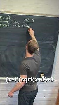 A limit using the radical conjugate #calculus