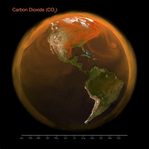 434K views · 4.6K reactions | Global Atmospheric Carbon Dioxide (CO₂)...