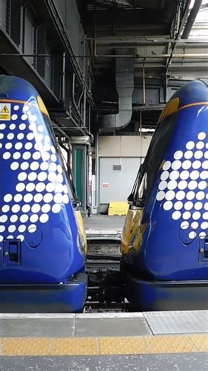 Scotrail Class 170s Coupling at Edinburgh Waverley