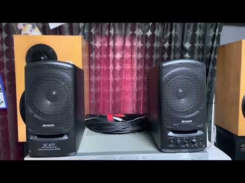 aiwa アクティブスピーカー SC-A77
