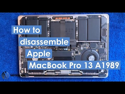 MacBook Pro 13 A1989 - Disassembly and cleaning