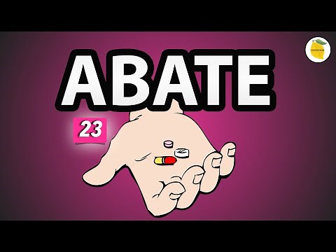Abate Meaning | Synonym | Antonym | Examples | Daily vocabulary for competitive exams | #23