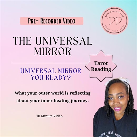 The Universal Mirror – 10 Minute Tarot & Intuitive Video Reading - Etsy