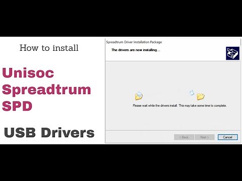 How to install Unisoc / Spreadtrum SPD USB drivers