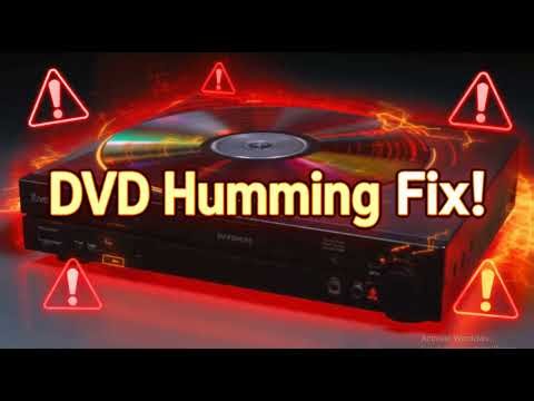 How to fix second hand DVD player making humming noises and displaying wrong disc