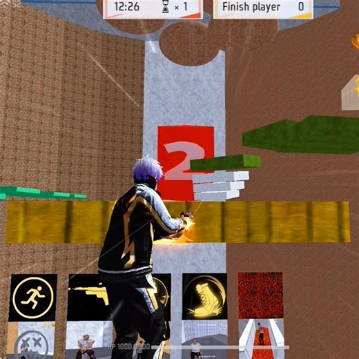 Nonstop level Up - Free fire Mex Gameplay #shorts