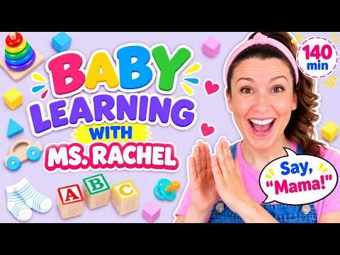 Baby Learning With Ms Rachel - First Words, Songs and Nursery Rhymes for Babies - Toddler Videos