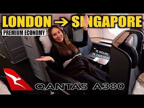 QANTAS A380 Premium Economy (QF2) // Travel Day Vlog // Flying to SINGAPORE (Airline Review)