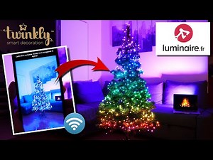 Je test une GUIRLANDE HIGH-TECH ! Twinkly Cluster