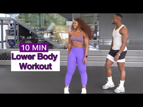 10 Minute Home Leg Workout | No Equipment | Beginner - Intermediate | Aunty Molly | Thulani Chipanga