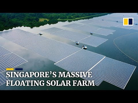 Singapore unveils one of the world’s biggest floating solar panel farms