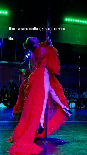 Andrea | Pole Artist | Coach on Instagram: "I love a good fit 💅 My 8 inch heels and over the top outfits are made for movement. 😁 Pole dancers always understand the assignment perfectly! 😉 These looks practically demand motion. Which of these outfits is your favorite? 🐆 flare pants @rolling_brand 🐆🍑 catsuit @yurchak_brand sparkly 👠 @polemom.design ​#poledance #polefitness #poleoutfit #polefashion #poleheels"