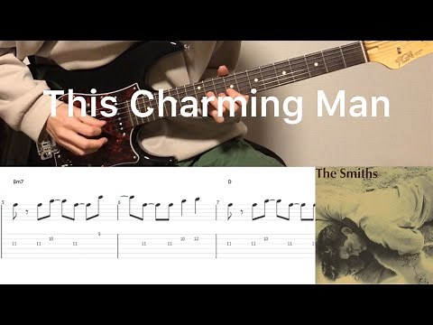 The Smiths - This Charming Man (guitar cover with tabs & chords)