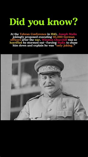 Stalin’s Dark Joke That Shocked Churchill | The Tehran Conference, 1943